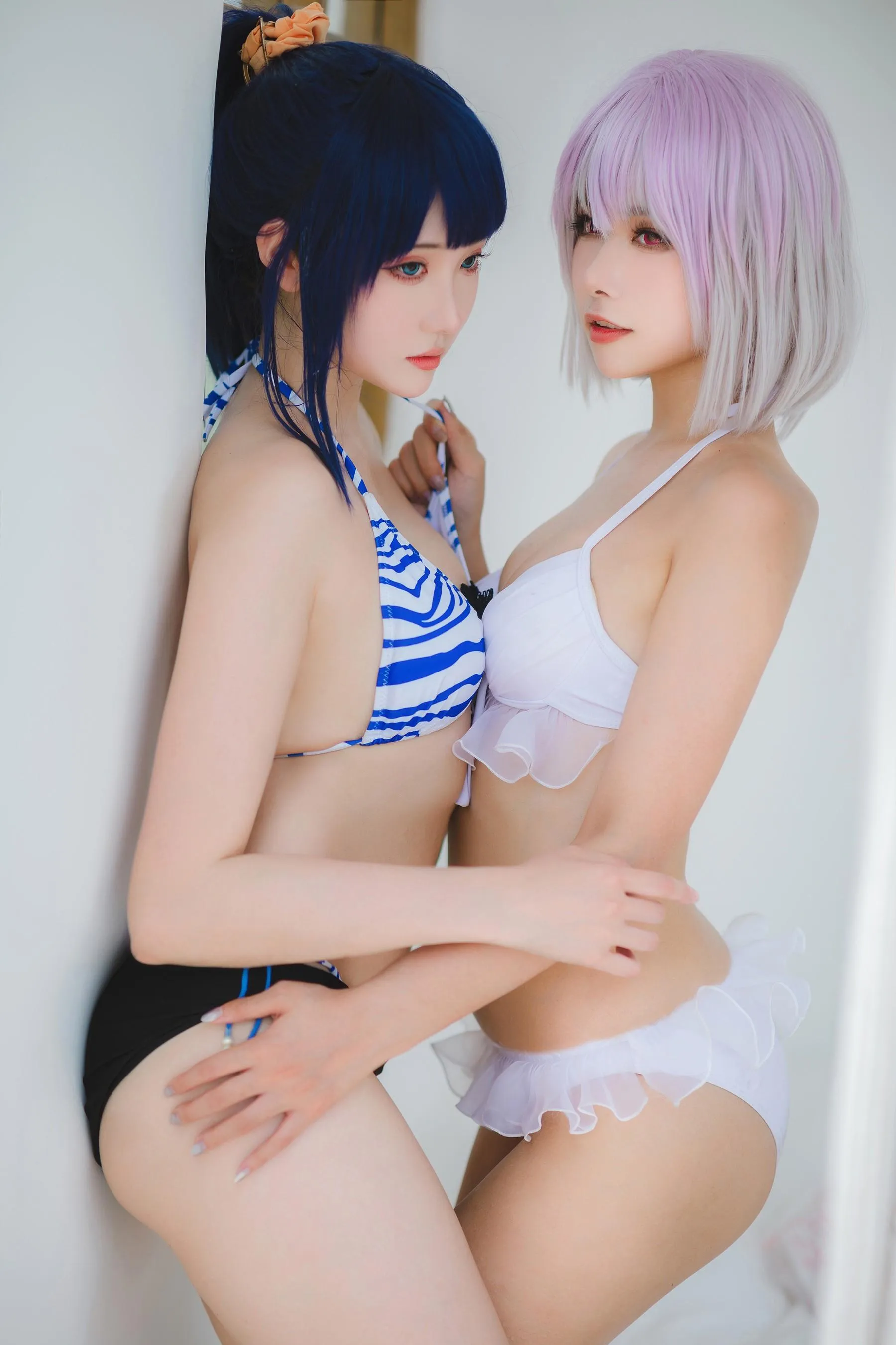 Momoko葵葵 – NO.35 瓜希酱 SSSS.GRIDMAN 宝多六花新条茜 泳装 [55P]插图1